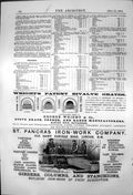 Antique Old Print Wrights Bivalve Grates St Pancras Iron Work Co London 1871