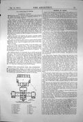 Antique Print Meltham Mills Convalescent Home Huddersfield Ground Plan 1871