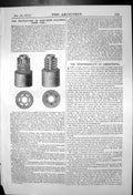 Original Old Antique Print Protection Cast Iron Columns From Fire 1874 19th