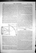 Original Old Antique Print Vaulting Groined Transverse Diagonal Ribs 1874 19th