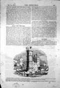 Old Fort Tower Bridge Sculpture Rouen Meeting Francois Henry V111 1869