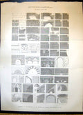 Original Old Antique Print 1870 Methods Construction D'Agincourts Architecture