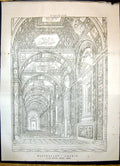 Old Print Architecture 1869 Raffaelle'S Loggia Vatican Palace Rome Italy 19th