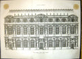 Antique Old Print Louvre South West Block Pierre Lescot Architecture 1871 19th