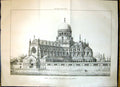 Old Architecture 1871 Design National Mausoleum Lonsdale Royal Academ 19th