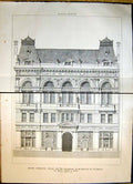 Old Architecture 1871 Design Criterion Theatre Piccadilly Spiers Pond 19th