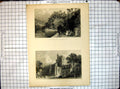 Old Print Carlisle Cathedral Exterior Churchyard Gilsland Spa Cumberland