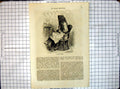 Original Old Antique Print All Rpond World Chinese Woman Chair 20th Century