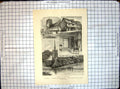 Old Print Stratford Free School Shakespeares Birthplace Stratford Church 20th
