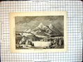 Original Old Antique Print All Round World Mountains San Francisco