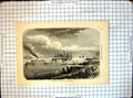 Original Old Antique Print All Round World Steam Packet Tug Boat Mississippi