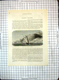 Antique Print All Round World Village Vanu Island Vanikoro Society Islands