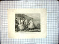 Old Antique Print Singular Dresses Inhabitants Conception South America