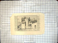 Old Antique Print Pompeii Picture House People Animals 1830 Sir Wm Gell 19th