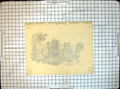 Original Old Antique Print Engraving Castle River Boat