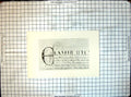 Original Old Antique Print Example Writing
