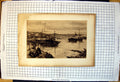 Old Etching Fishing Boats Nets Mother Baby Basket Sailing Sea Rowing
