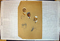 Antique Print Studies Sailor Heads Colour Pencil Bearded Clean Shaven Caps