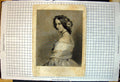 Old The Lady Constance From Picture In Royal Collection Flowers Hair
