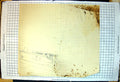 Old Print Detail Boat Side View Number 157 Cabin Porthole Spattered Brown