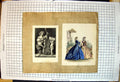 Old Saint Cecile Playing Music Held Cherub Two Parisian Ladies Colour Victorian
