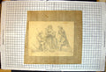 Old Pencil Group Fireside Outdoors Listening Tale Men Women Children Victorian