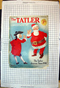 Print Tatler Covers Christmas Advert Vantella Shirts Whisky Black White 1938