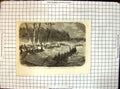Antique Old Print American War Battery Civil Wars Detachment Federal Troops