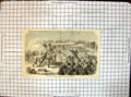 Original Old Antique Print Battle Dranesville Virginia Freedom 20 December 1861