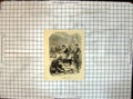 Original Old Antique Print Cooking In Camp Roasting Pig Pole