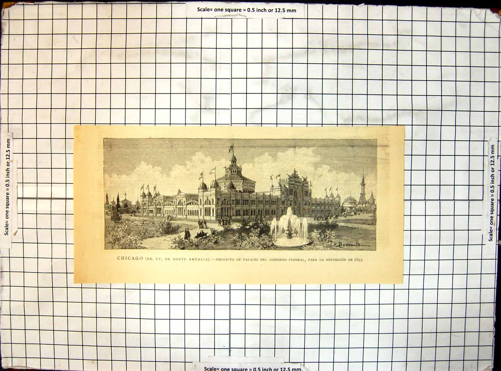 Old Chicago North America Government Palace Federals Exhibition 1893 Victorian