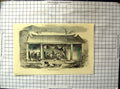 Original Old Antique Print Mess Room North Wantong Relaxing Smoking Drinking