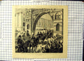 Antique Old Print Washington Return General Garfield White House Proclamation