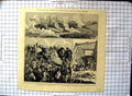 Antique Old Print Strike Rail Road Workers Pittsburgh Chicago New York 1872