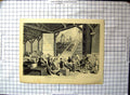Old Antique Print War Loading Arms For French New York Crates Horse Cart