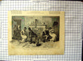 Old Antique Print Customs Black Citizens United States Declaration Love