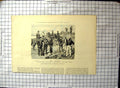 Antique Old Print War Between China Japan Uniforms Japanese Infantry General