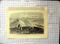 Antique Old Print British Attack Mandarin Junks Fatsham Creek Canton River