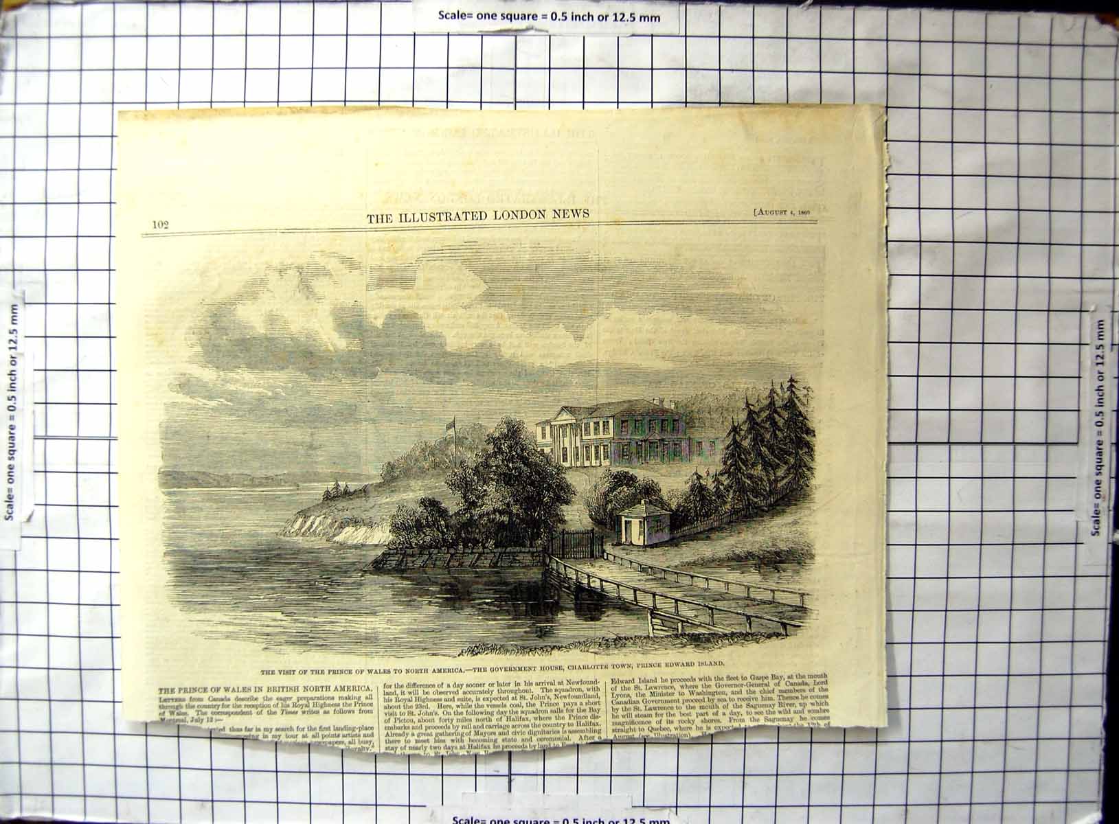 Old Prince Wales Government House Charlotte Prince Edward Island 1860 Victorian