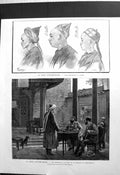 Old Contemporary Chinese Portraits Mohammedans Mosque Saint-Souvenir 20th