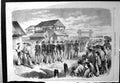 Antique Print Peasants Watch Entry Prussian Envoy Yeddo Septembre Bayonets