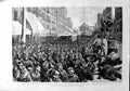 Old Print New York Police Suppression Strike Employees Trams Grant Street