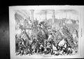 Old Indian Festival Moharrum Elephants Camels Crowds Minarets Costume