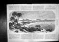 Antique Print View Bombay Mountains Malabar Coastal Scene Palm Trees Boats