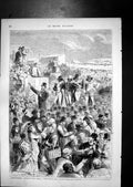 Old Scenes Derby England Preacher Full Flow Negroes Musicians Crowds