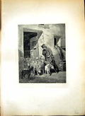 Antique Print Sheepf18 X 14.5 In Charles-Emile Jacque 1813-1894 Born Paris 19th