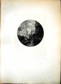 Antique Old Print Venice Canal Gondola James Holland 1800-1870 Born Burslem