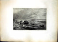 Old Antique Print Morning After Storm Samuel Bough Rsa 1822-1878 Carlisle 19th