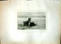 Old A Young Fisher Girl On The Beach Josef Israels Basket Creel Sea 125J