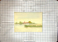 Original Old Antique Print Colour Helen Mckie Canal Scene Venice Italy